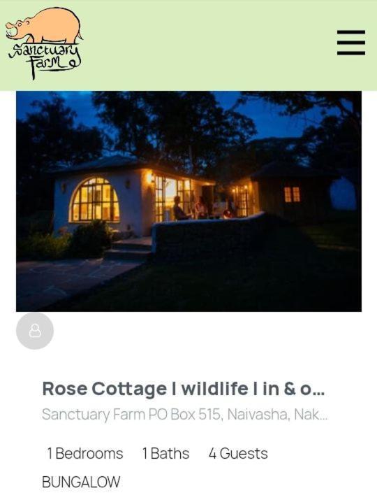 Sanctuary Farm Naivasha Villa Екстериор снимка